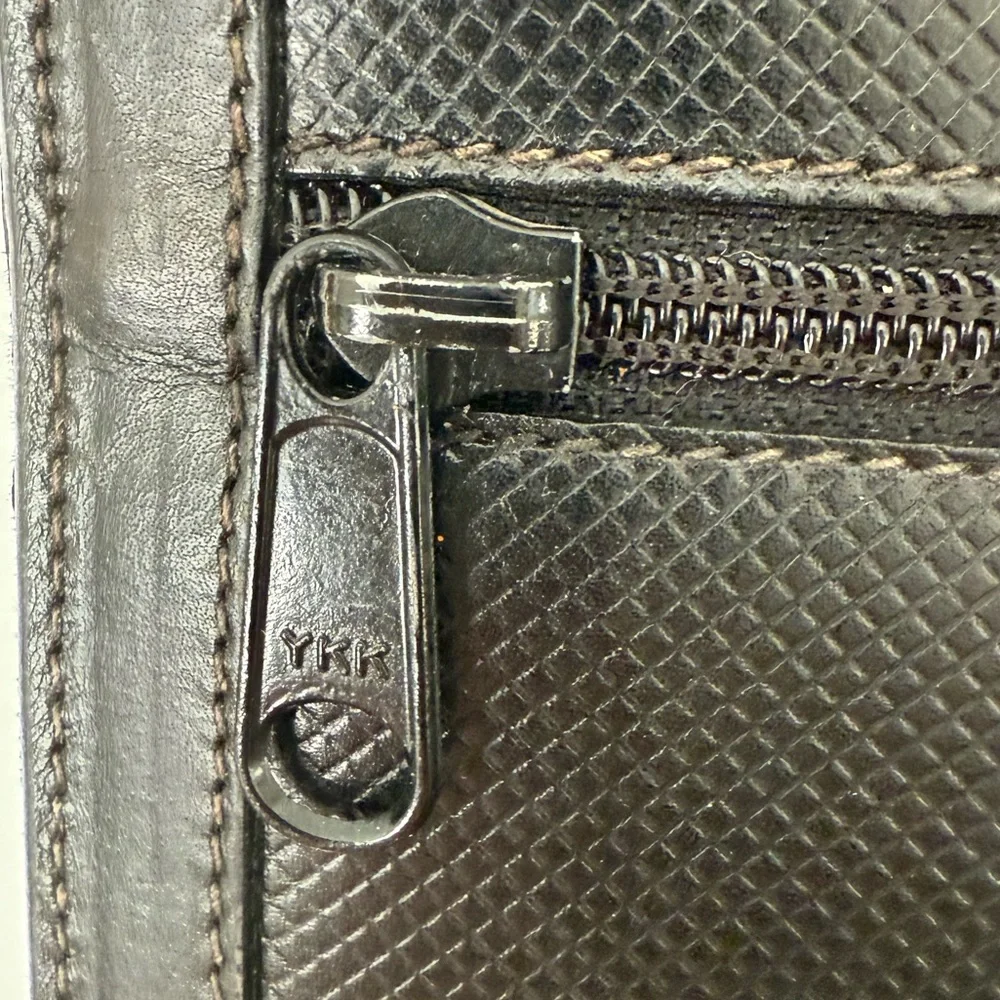 Mark Cross Leather Briefcase Laptop Bag